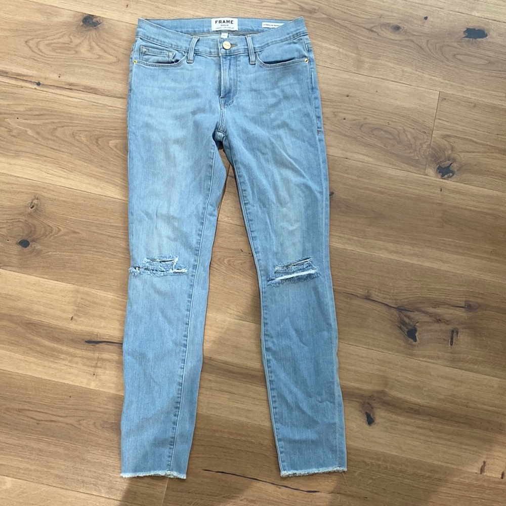 Frame le skinny de Jeanne crop